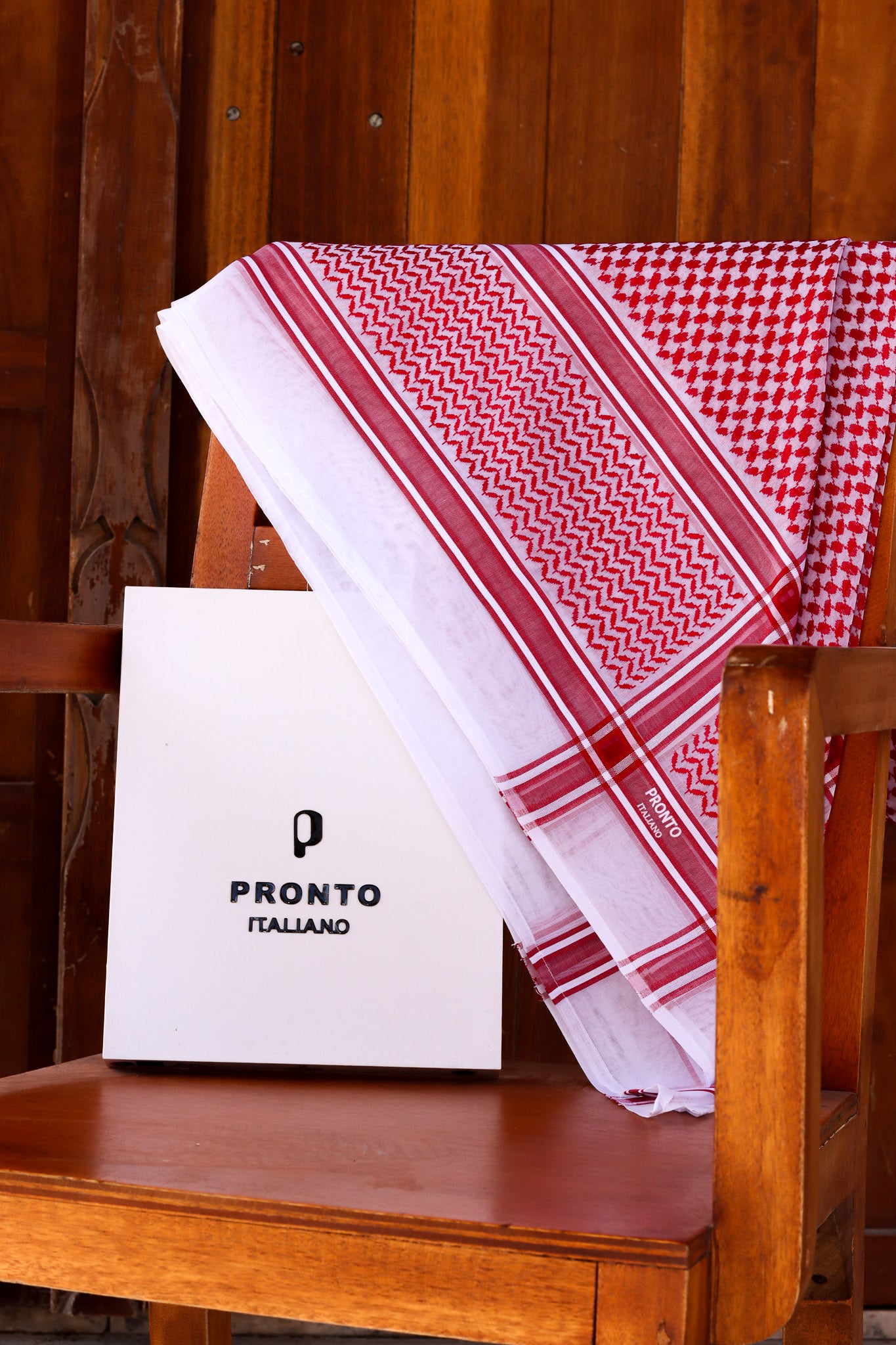 Saudi Shemagh | Red - Pronto Italiano