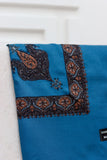 Hand Embroidered Ghatra | Kashmiri Shawl | Blue